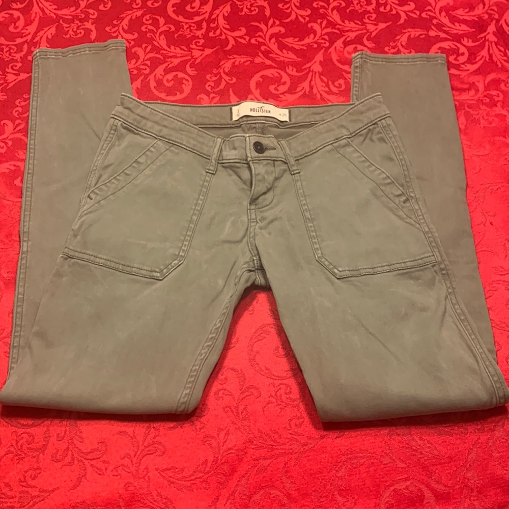 🌹VINTAGE Hollister • Sage Green - Large Pockets Jeans